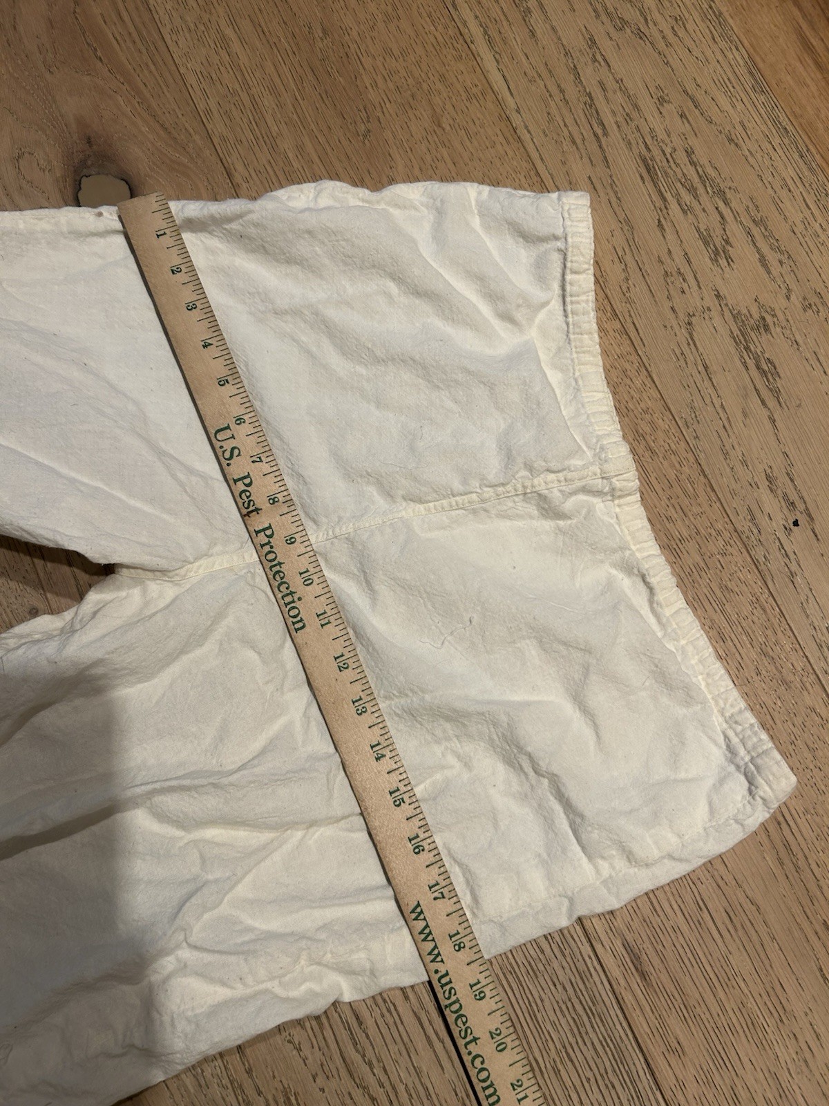Vintage 1970’s Dress Women’s Ivory Prarie Bloomers Set Short Sleeve Hupil