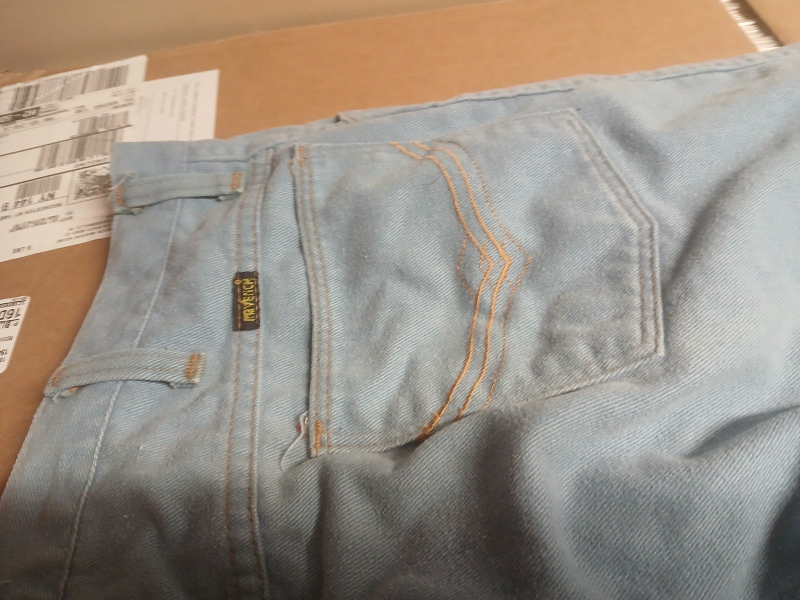 Mens Maverick Vintage 80s Powder Jeans men’s Size 35×30
