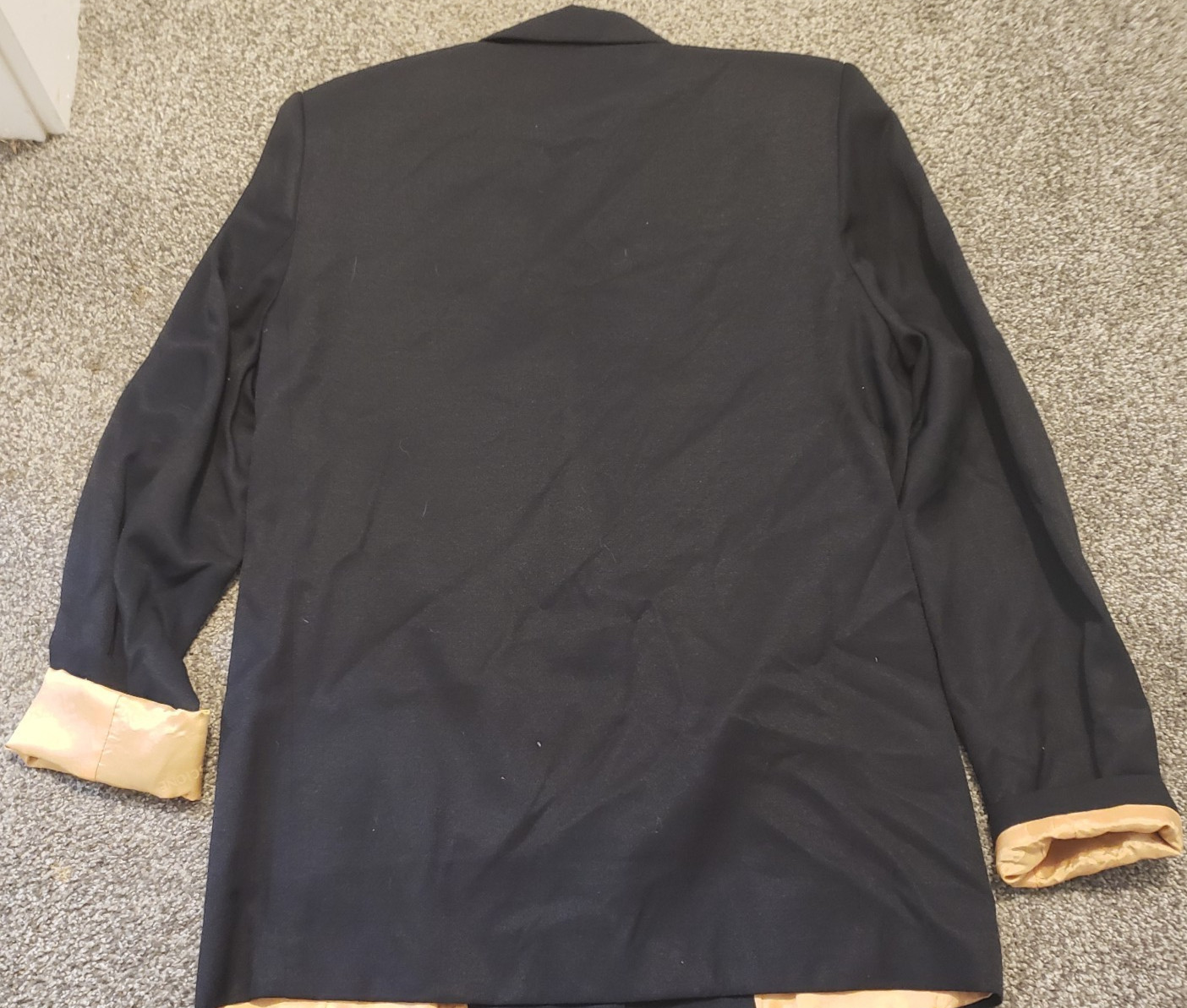 Criscione Navy Blue Navy Style Lined Women’s Jacket Vintage Clothing S