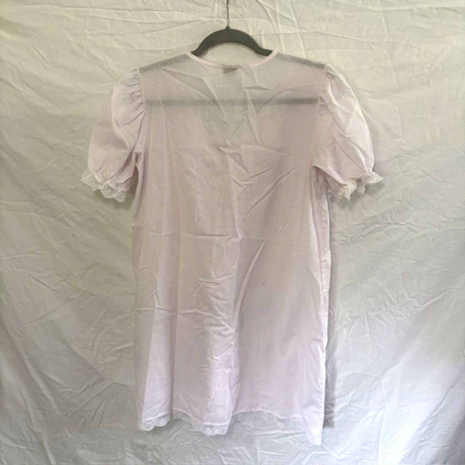 Vintage Baby Pink Lace Slip Dress