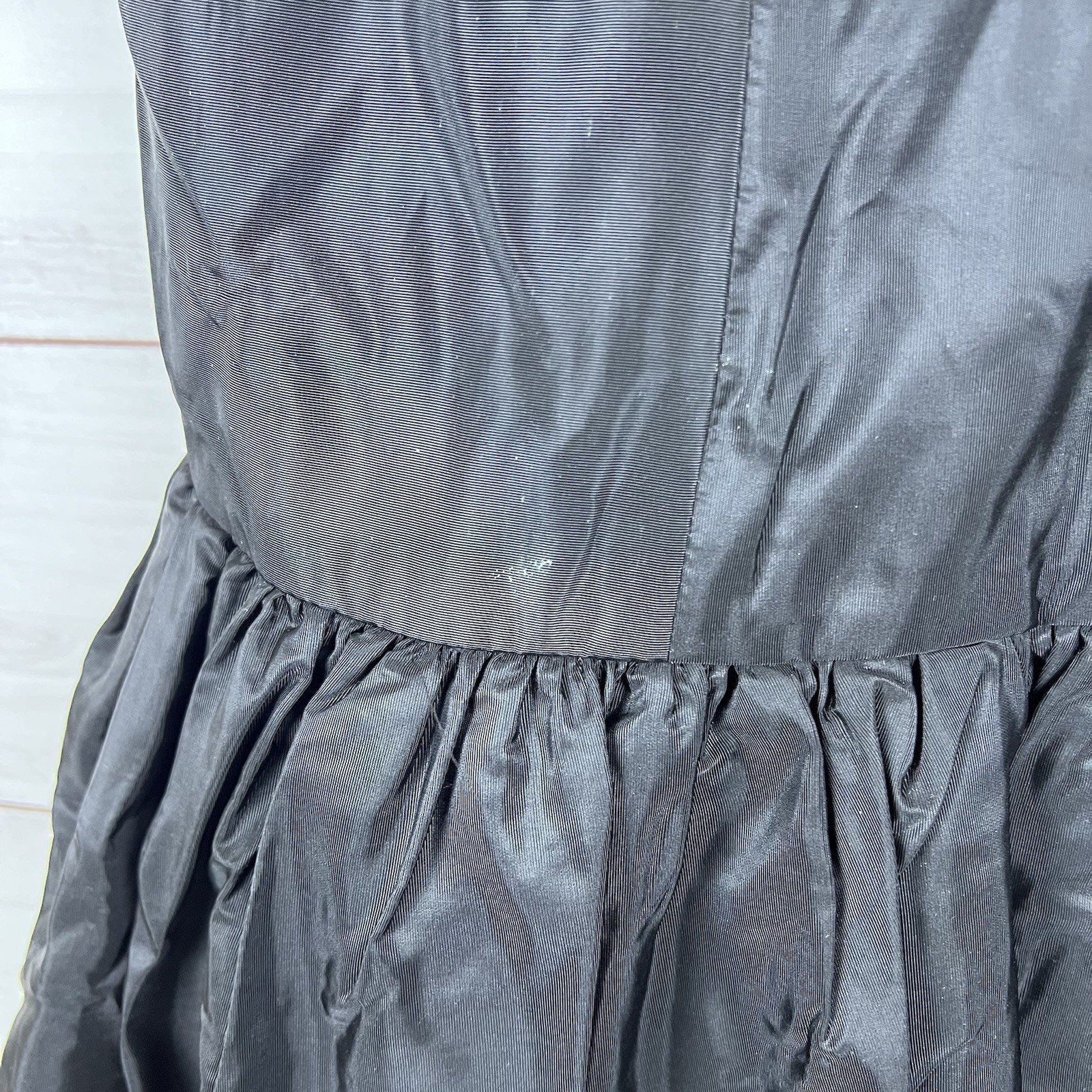 Vintage Mr. Mort Prom Dress NWT 70s 80s Size 10 Small or XS Black