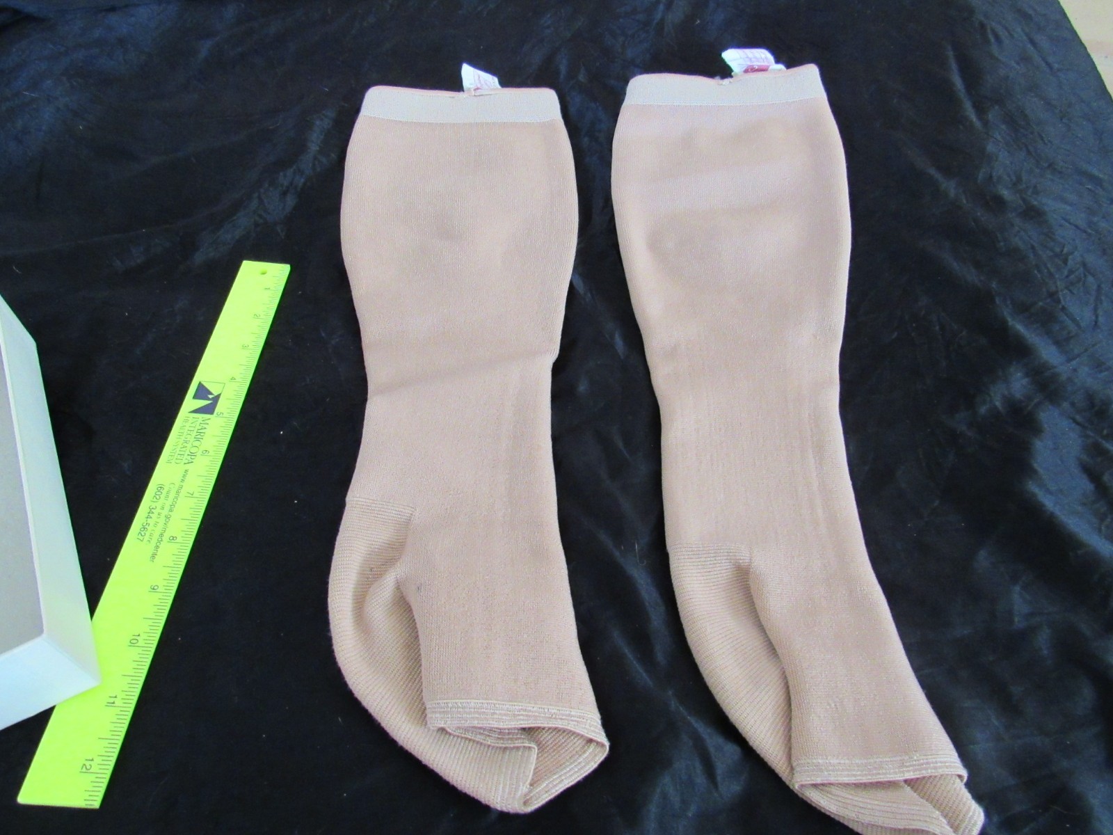 Vintage Nu-Vein Controlled Stretch Elastic Hosiery-OTC-Linton-Support Hose