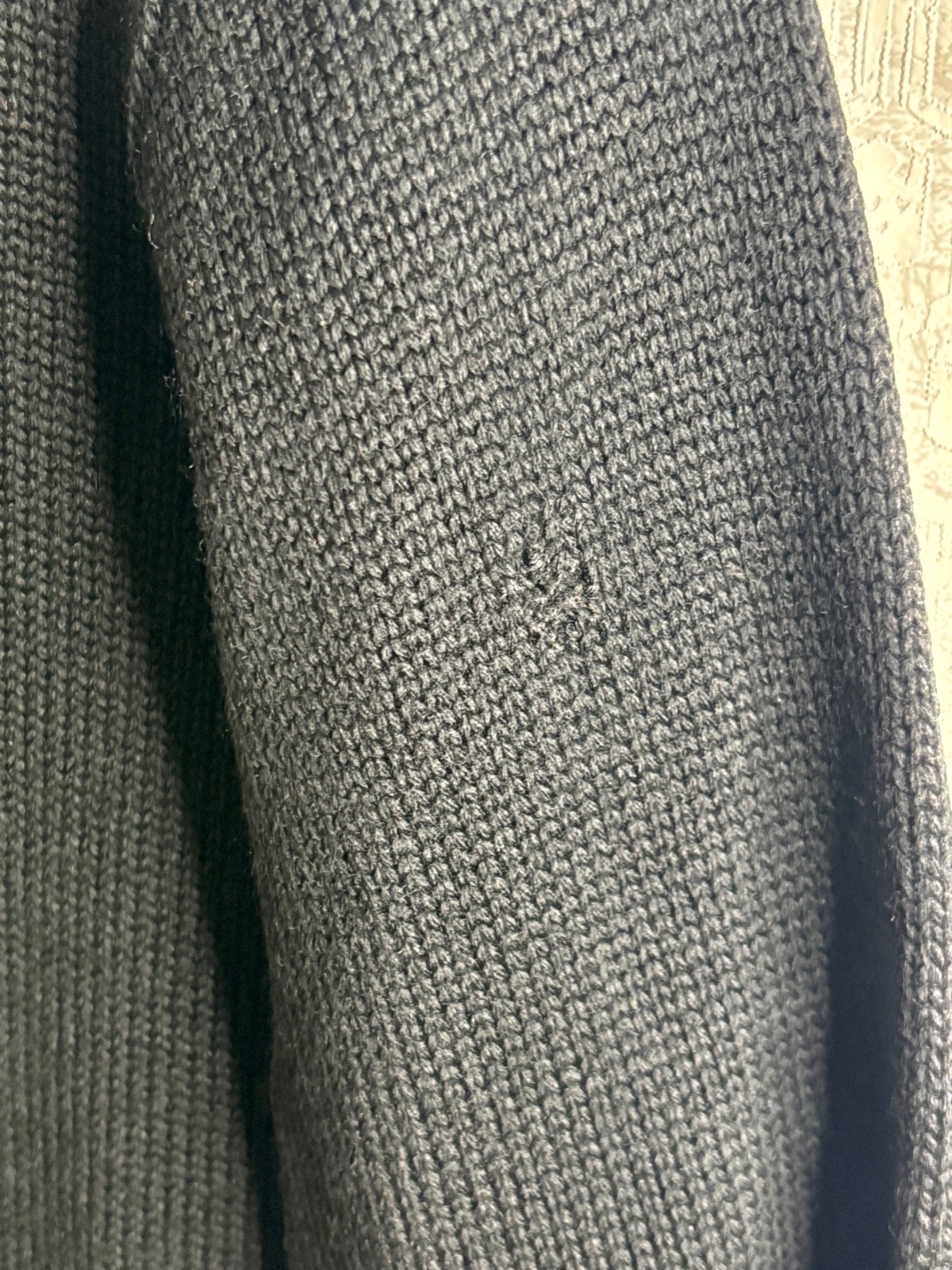 VTG 50’S HIGH SCHOOL LETTERMAN BLACK WOOL CARDIGAN SWEATER PEP CLUB BAND*W-S
