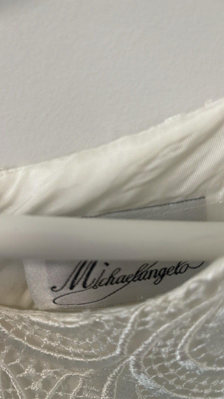 Vintage Michaelangelo dress Off White Size L/XL