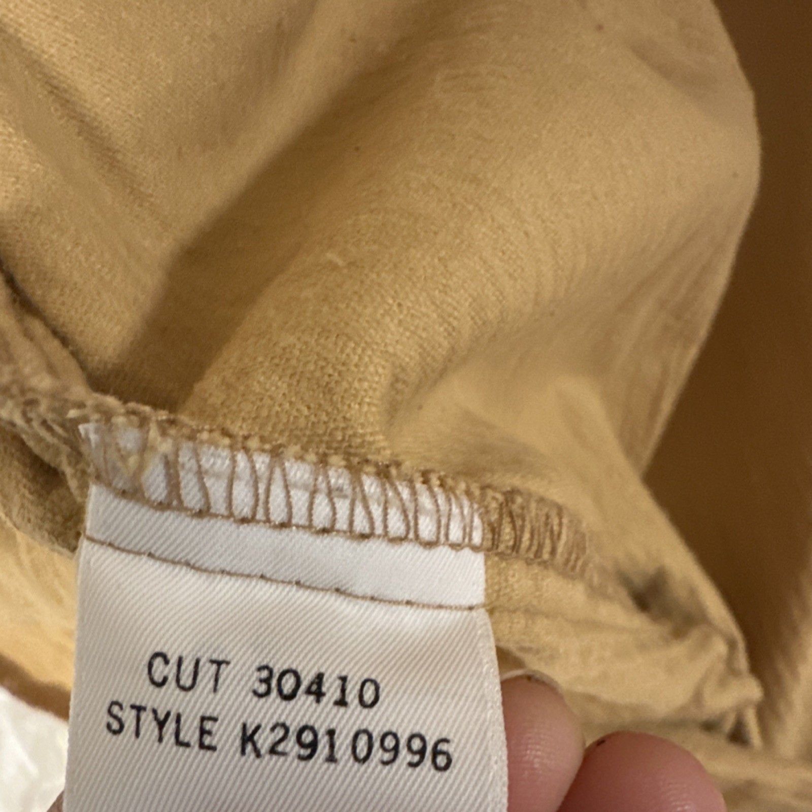 Vintage Cenza by Palmettos Corduroy Zip-Up Shirt Mustard Cotton Large Retro