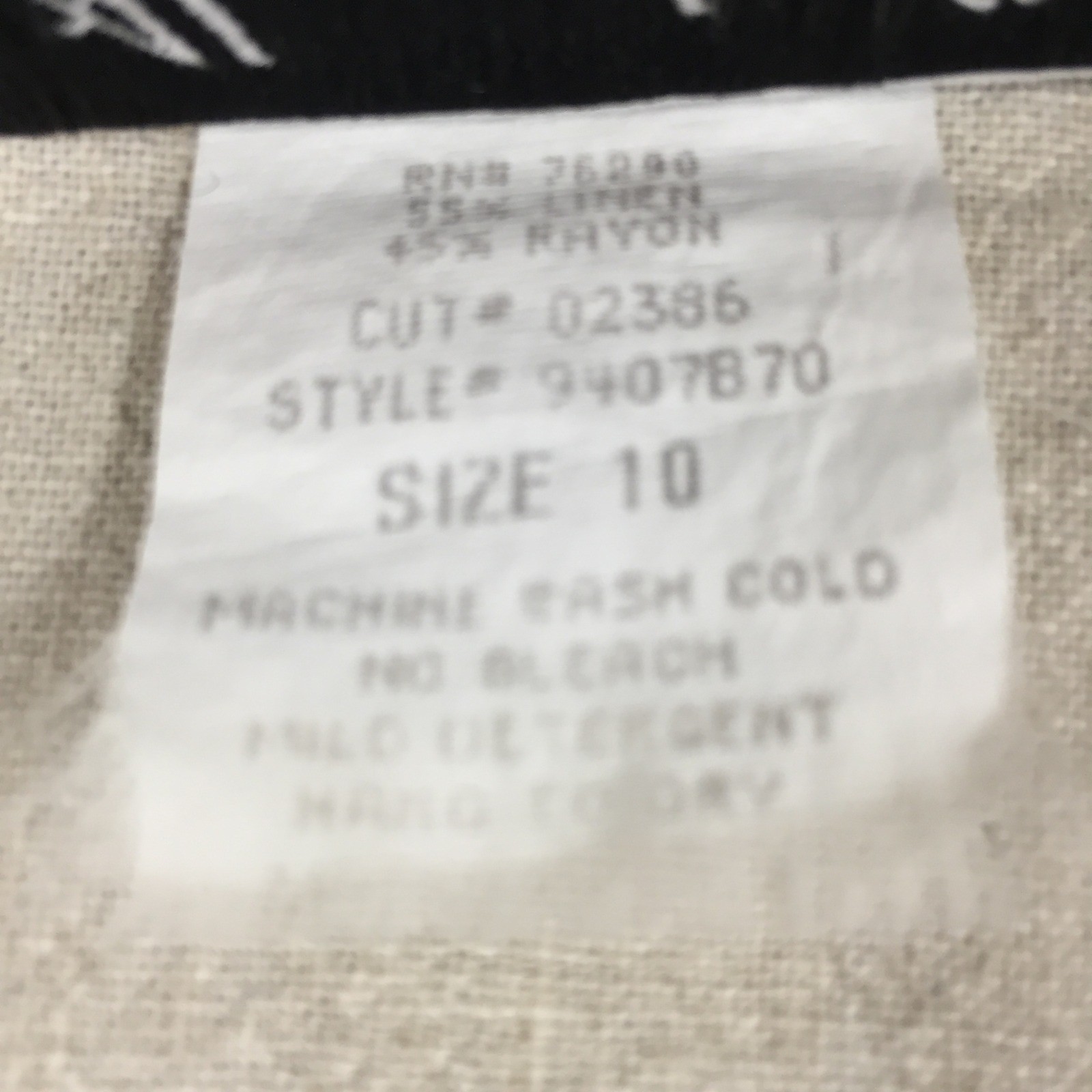 Alexandra Lee Vintage Linen Rayon Maxi Dress Beige Laundry Line Pockets Size 10