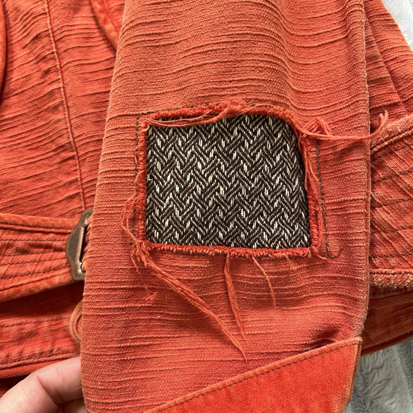 Roberto Cavalli (Just Cavalli ) Orange Buttoned Naval Jacket AW 2006 Collection