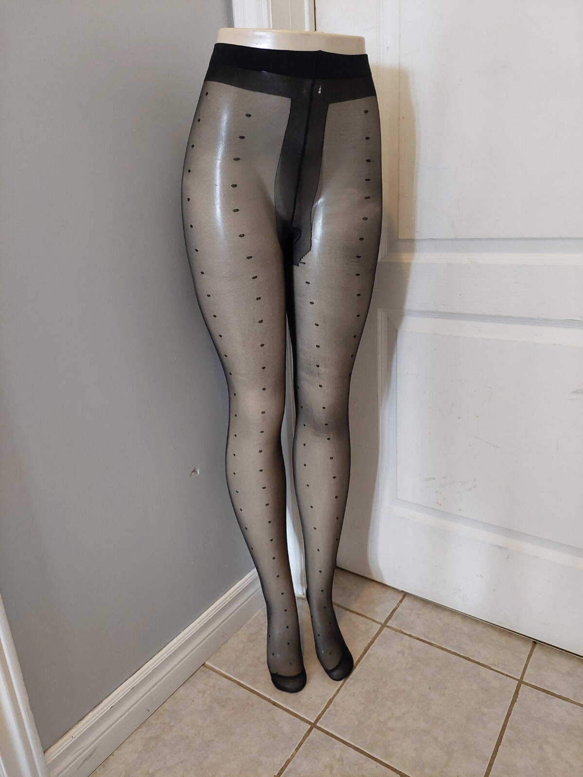 Vintage Pantyhose Try Penningtons Desing 1 pairs 15$ Color Black One Size