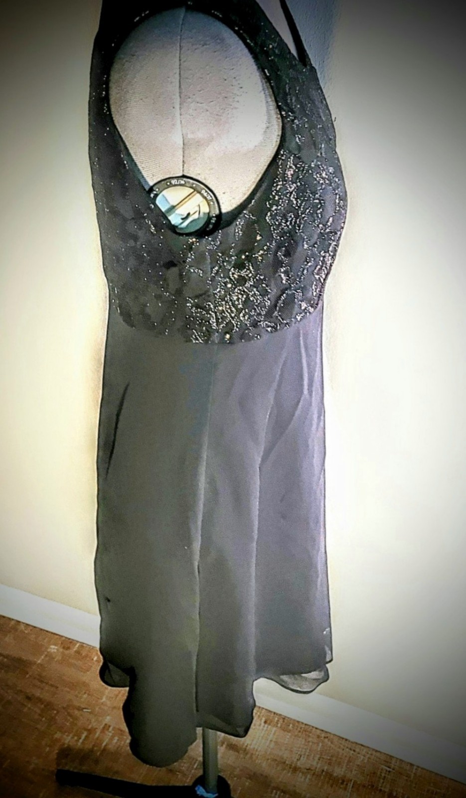 Vintage C.D.C. Black Lace Party/Mini Dress Size 8