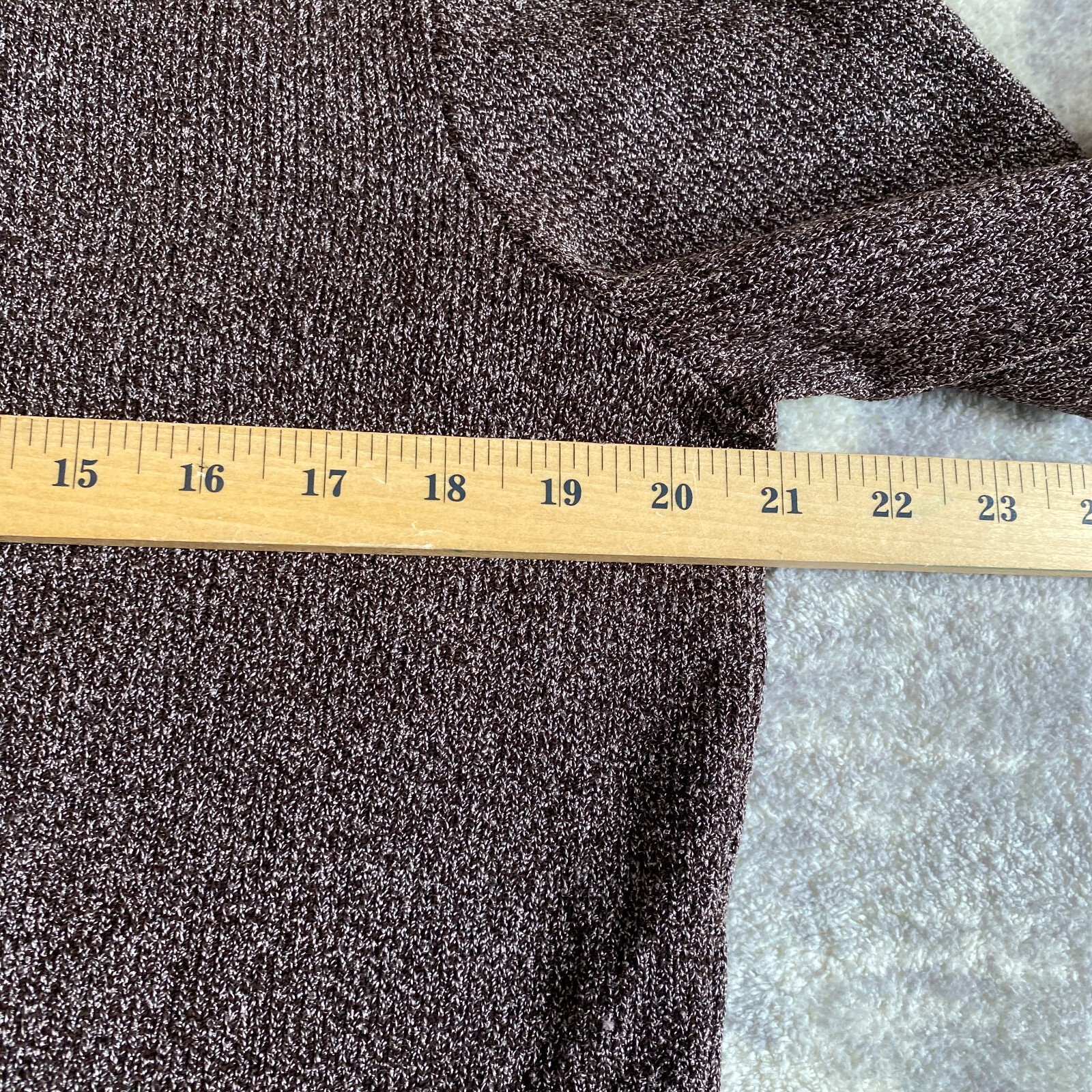 Vintage Don Sayres for Wellmore Wool Sweater Women’s Sz 10 Brown Gold Buttons