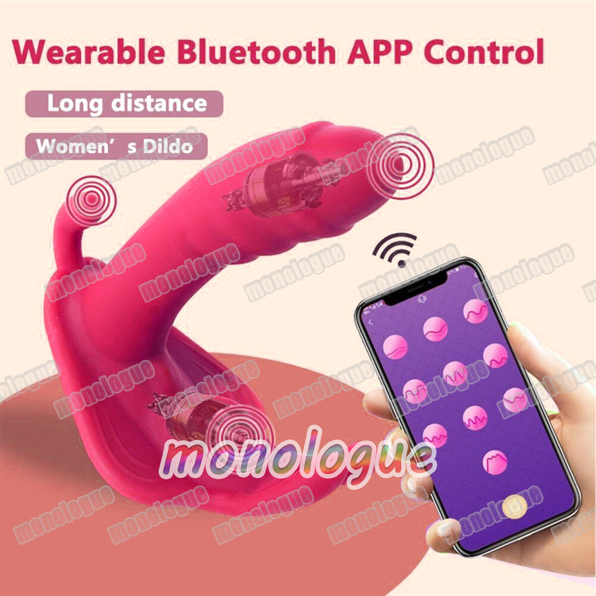 Vibrating Women Panties Massager Wearable Wireless APP Remote Control Underwear