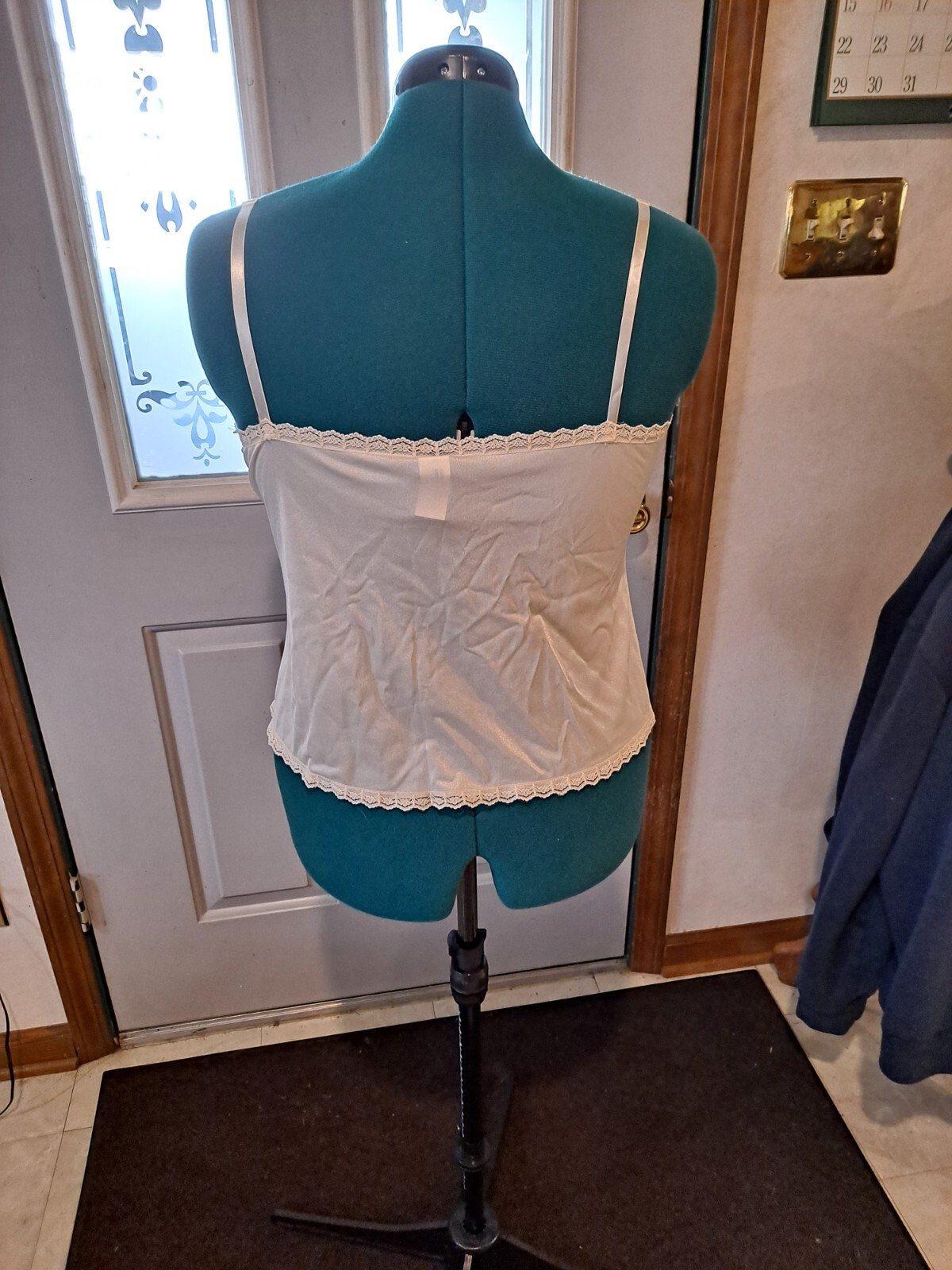 Adjustable Strap Camisole, Made In USA, 100% Nylon, Machine Wash, Tumble Dry