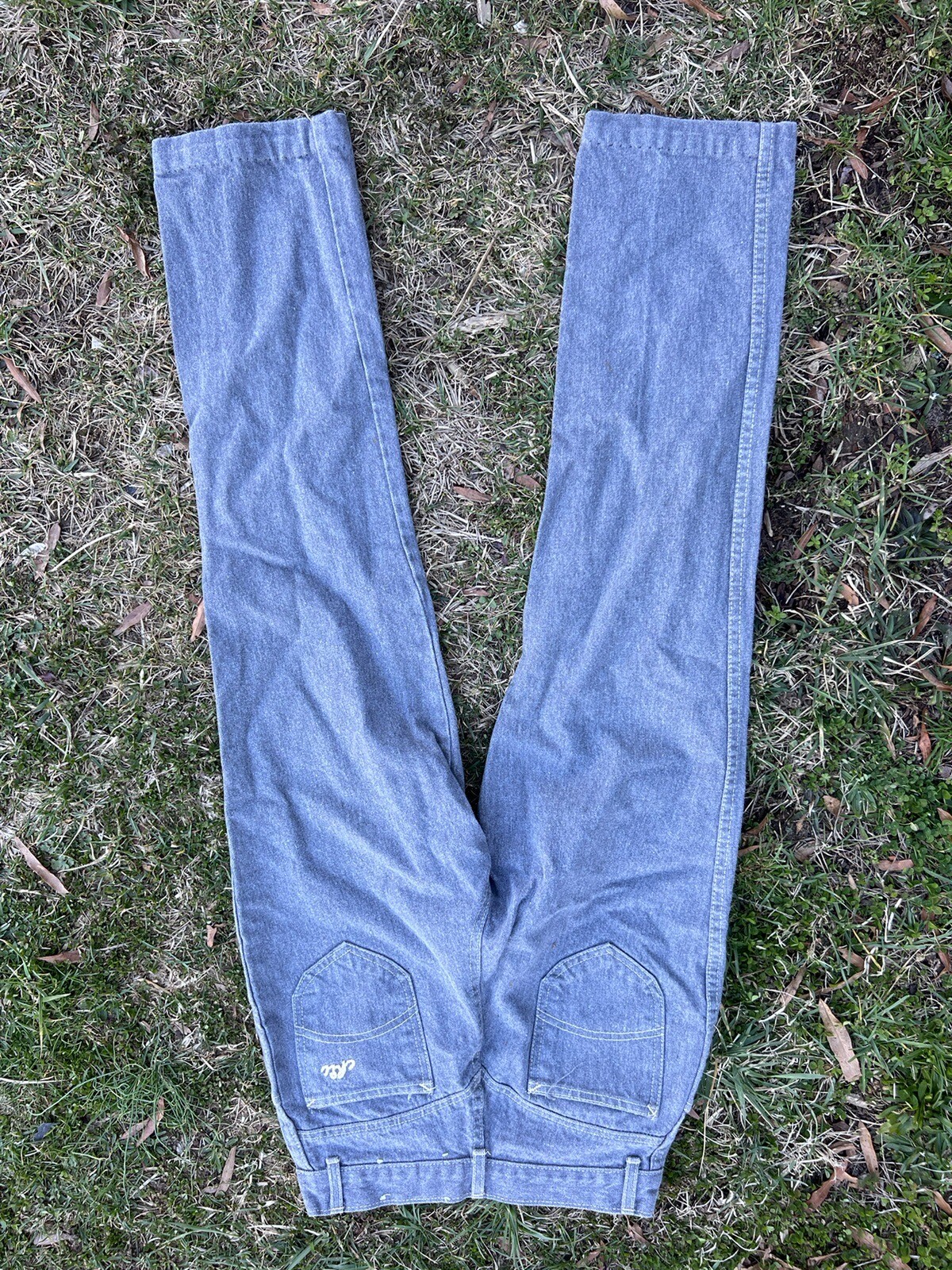 Vintage Chick Highs Waisted Gray Denim Mom Jeans Vintage Grey Jeans 26 Waist