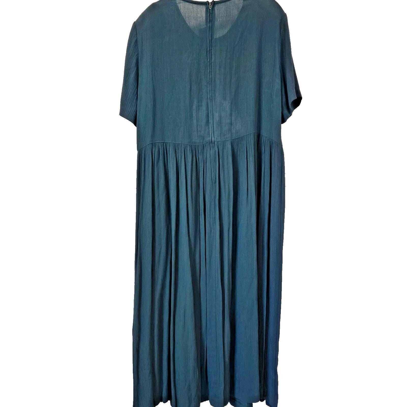 Womens L Molly Malloy Dress Cottagecore Detailed Beauty Prairie Comfort Pockets