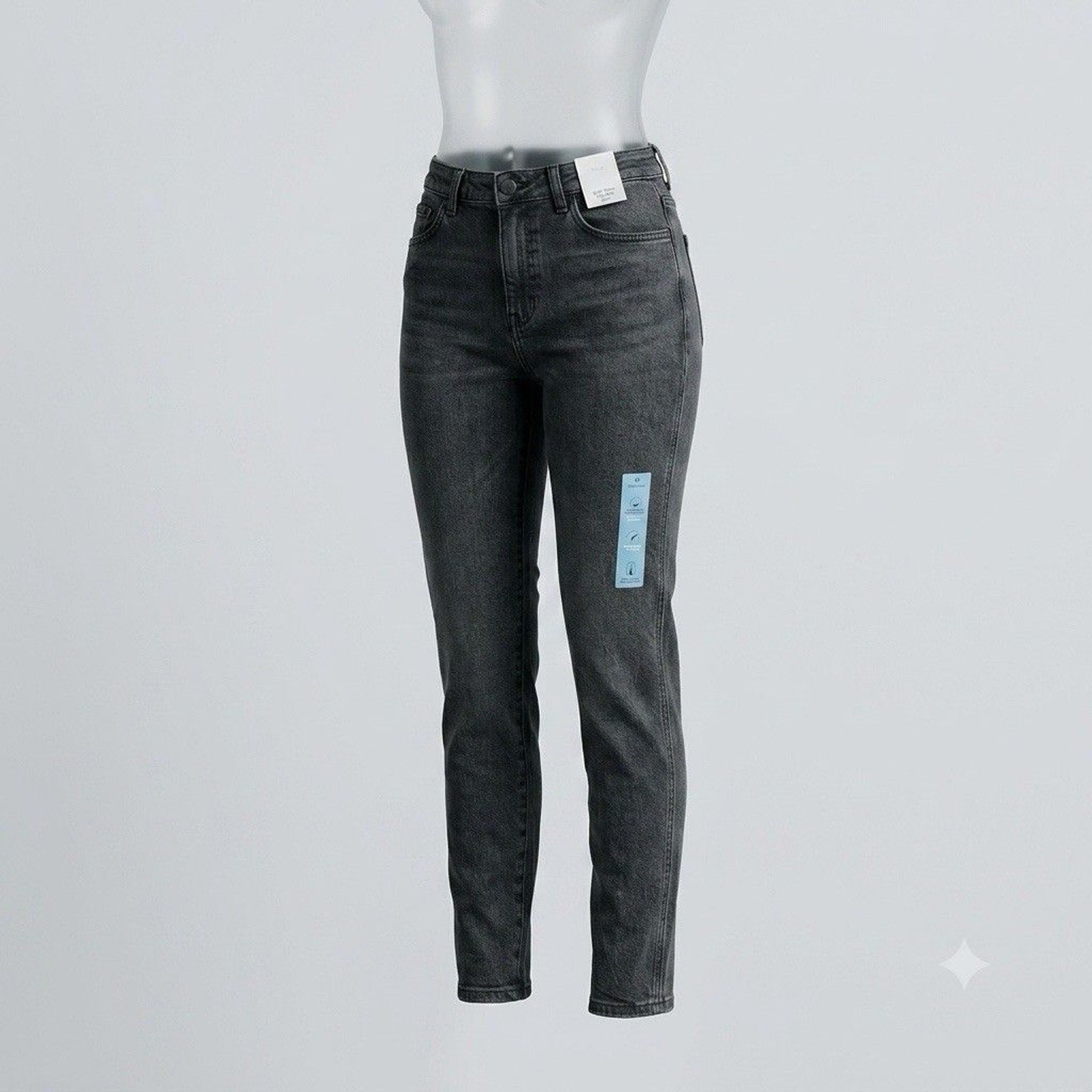 Old Navy High-Rise Vintage Slim Black Jeans Women’s Size 0 Secret-Smooth Pockets