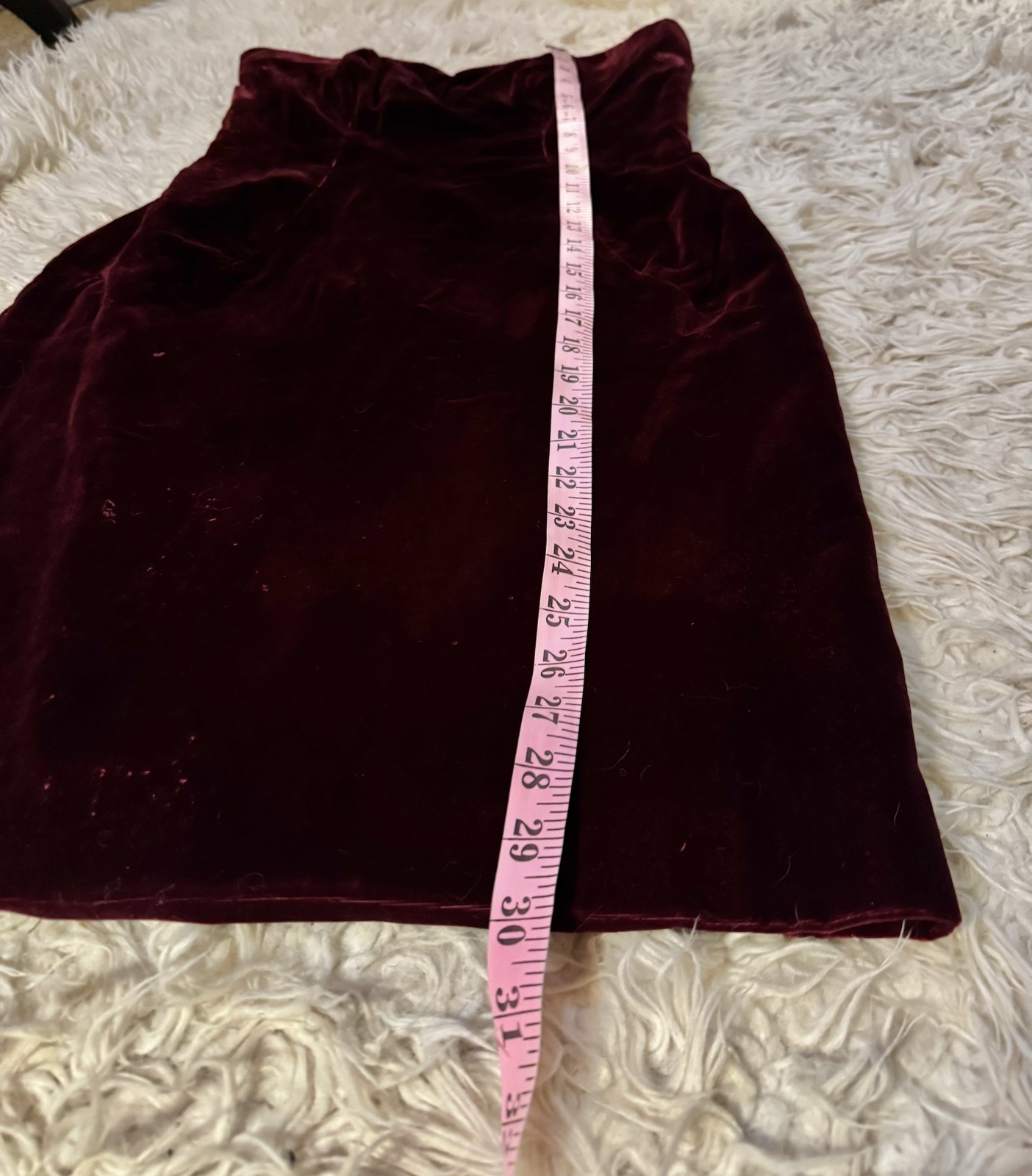 Vtg Victor Costa Strapless Red Burgandy Velvet Dress Bergdorf Goodman S