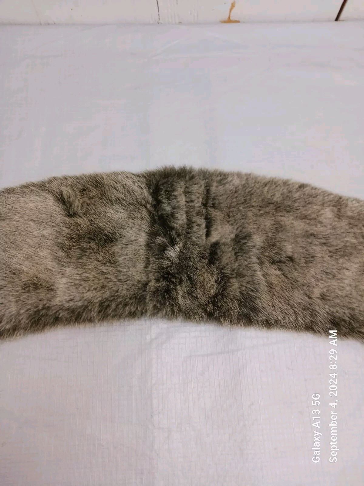 NWT Banana Republic Faux Fur Collar Brown L 36″