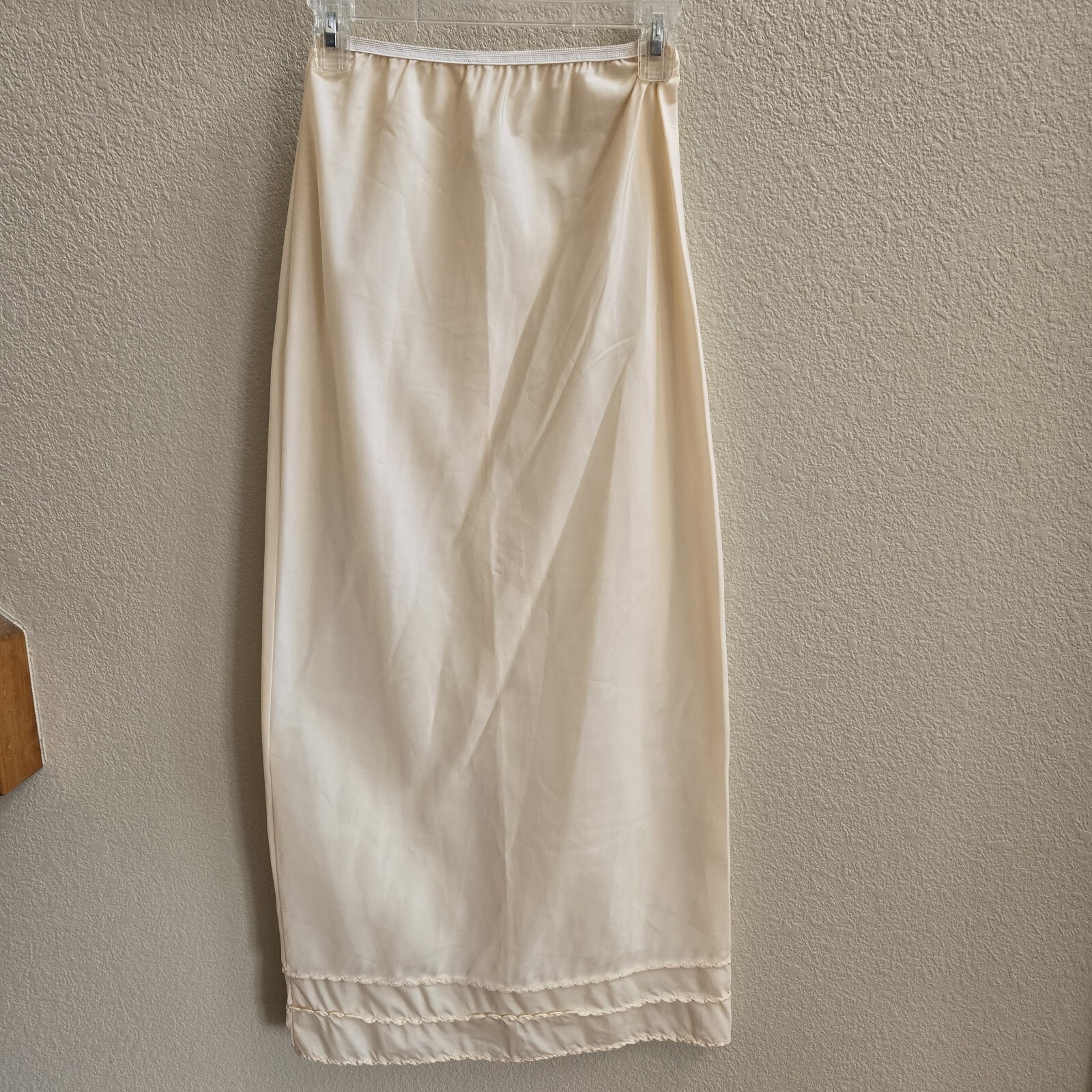 Snip-It Full Length Half Slip Blush Vintage 60s Poly Nylon Trimmable Small