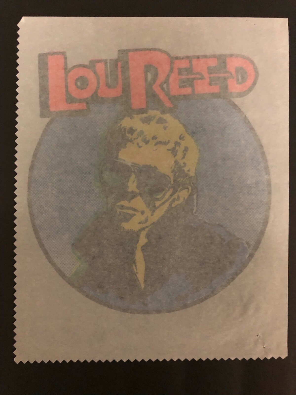 RARE! VTG 70s LOU REED The Velvet Underground Rock N Roll Animal T-Shirt Iron-On
