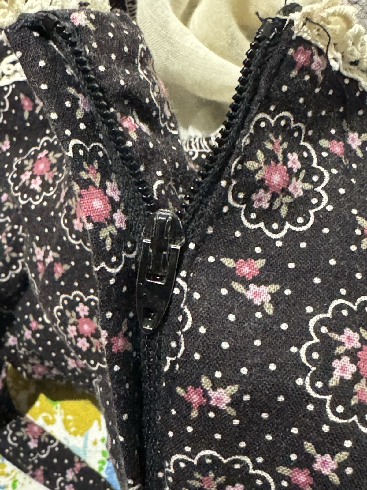 Vintage 70s Gunne Sax by Jessica Floral Maxi Dress Prairie Peasant Size 5