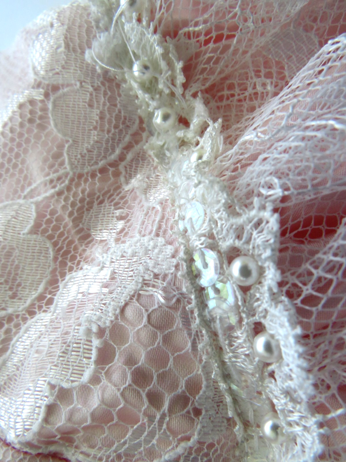 Vtg 1980s Flirtations Prom Gown quinceañera Belle Maxi Dress Princess Pink Lace