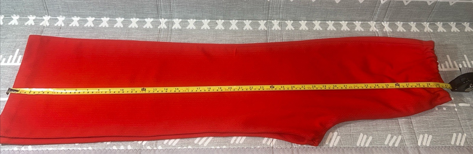 INTERNATIONAL LADIES GARMENT UNION WORKERS Vintage Red Elastic Waist Pants