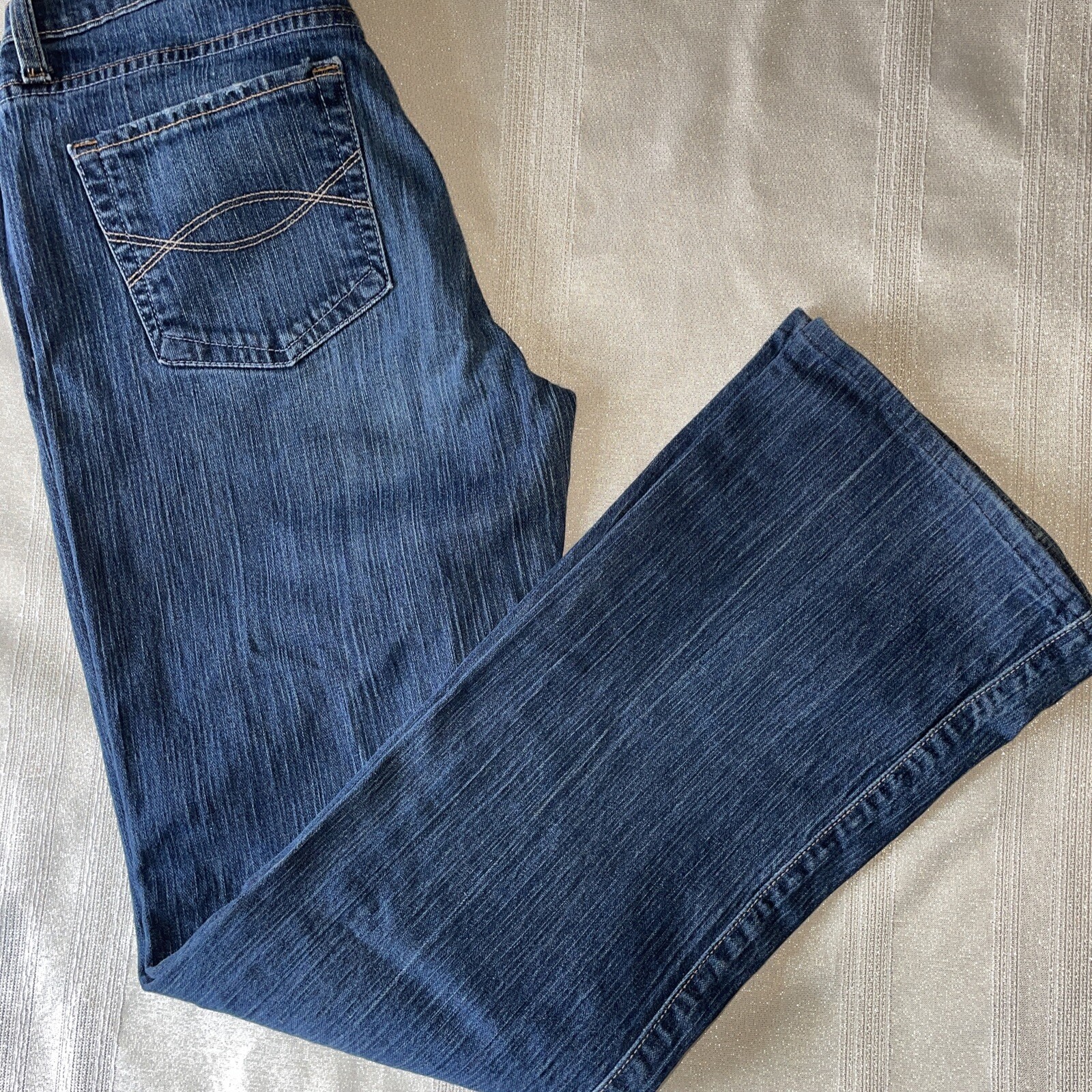 Vintage Abercrombie & Fitch Emma Stretch Bootcut Denim Jean Womens Size 8 L