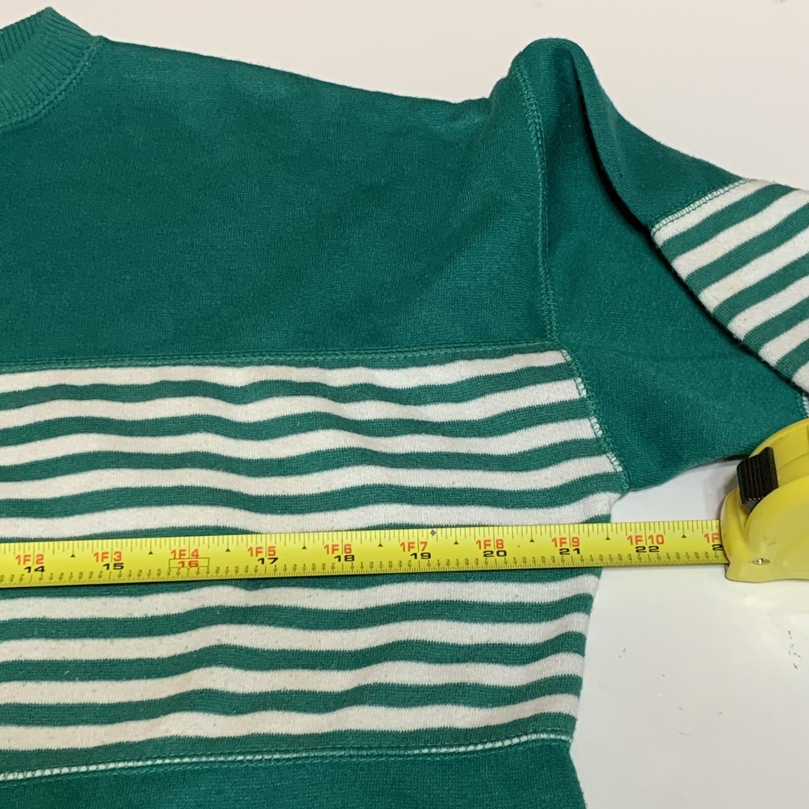 Vtg Body Beam Sweatshirt Womens M Green Expo Transatlantique