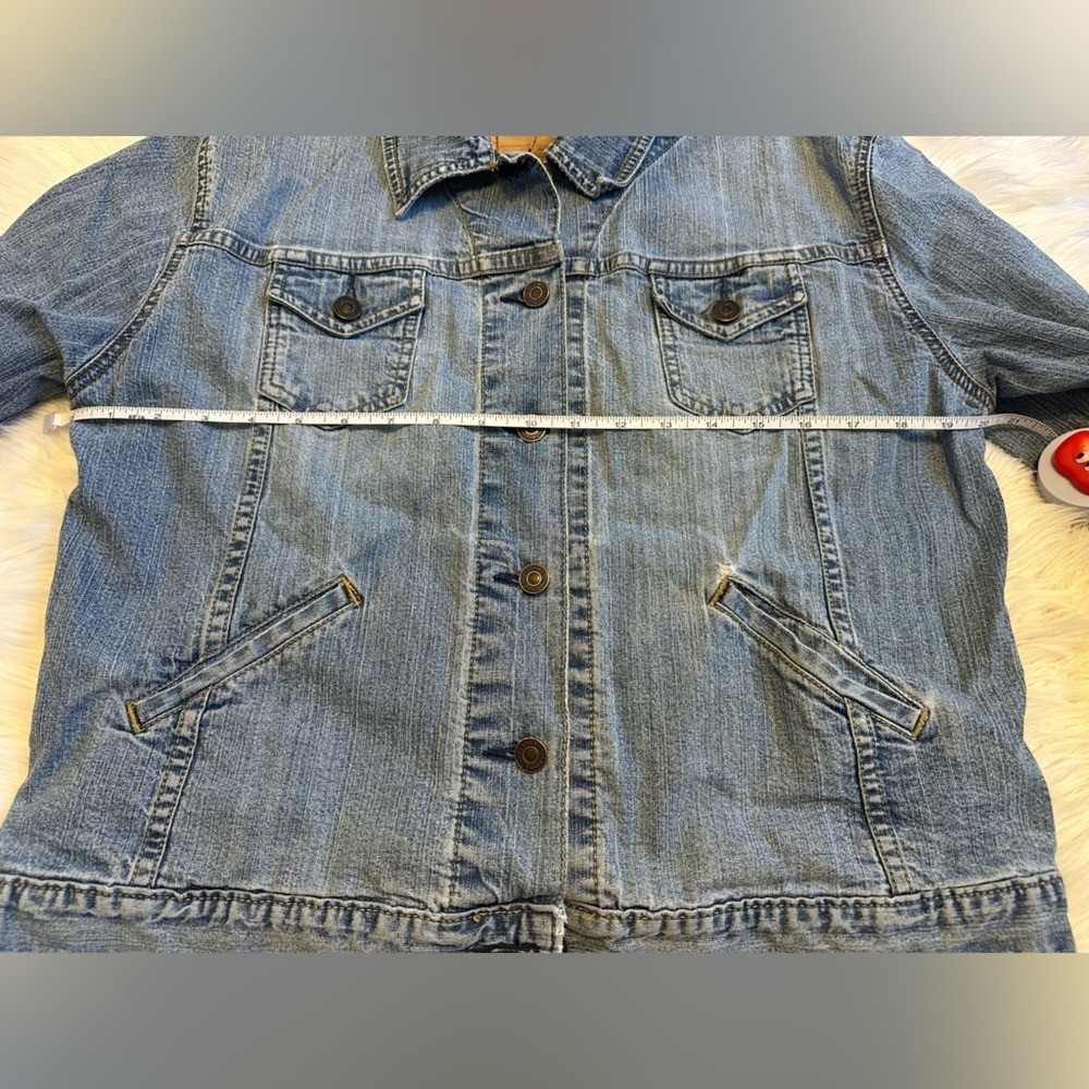 Levi Strauss Signature Denim Jacket Light Wash Women’s Size 12/14 Y2K