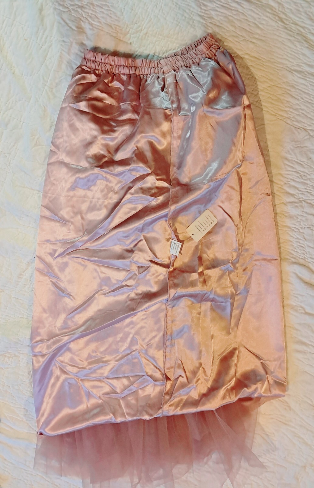 vintage Omelas Tulle Skirt Dusty Rose sz Small 24″waist