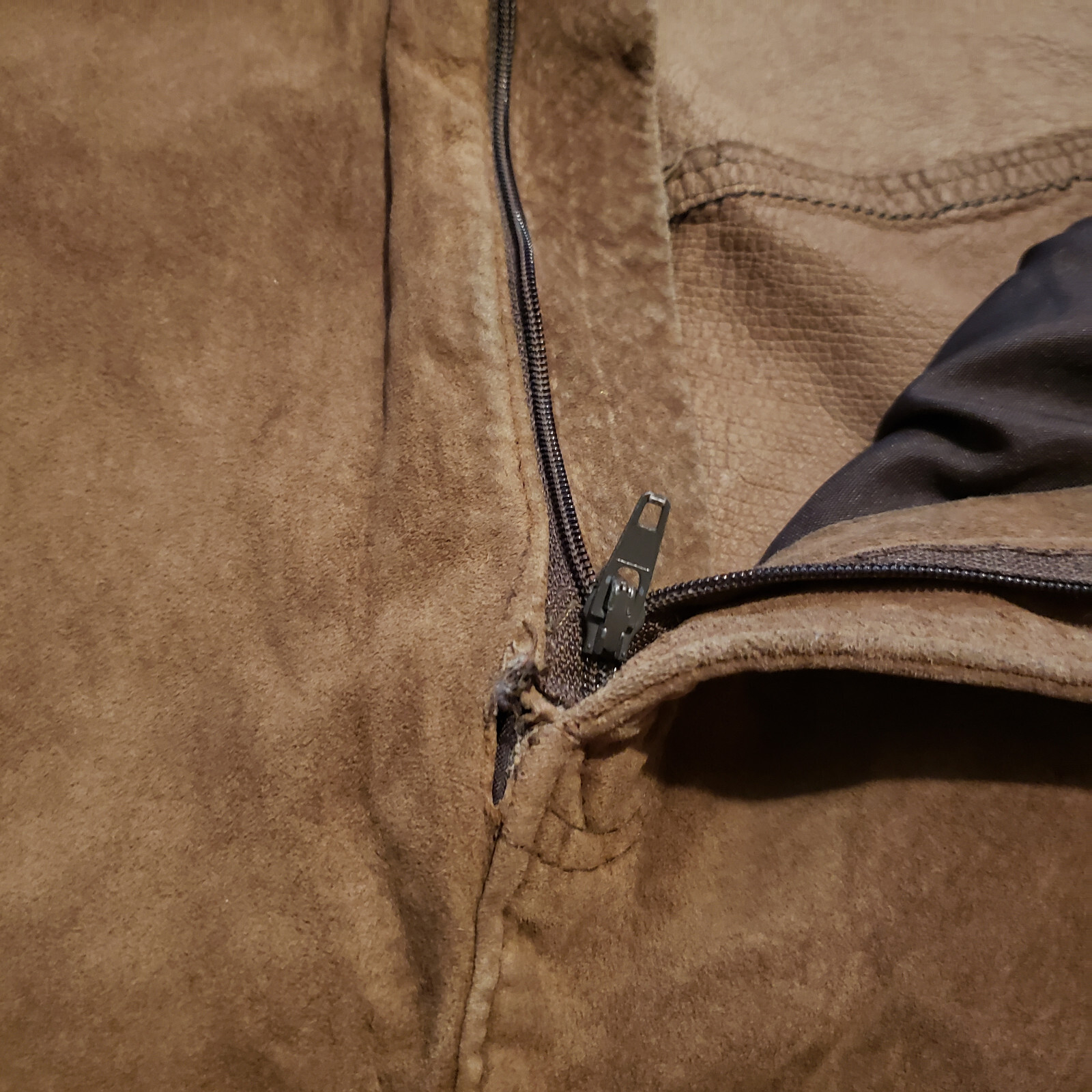 Jay Jacobs Suede Skirt Vintage Brown | Women’s 9 Suede Made in Canada Casual