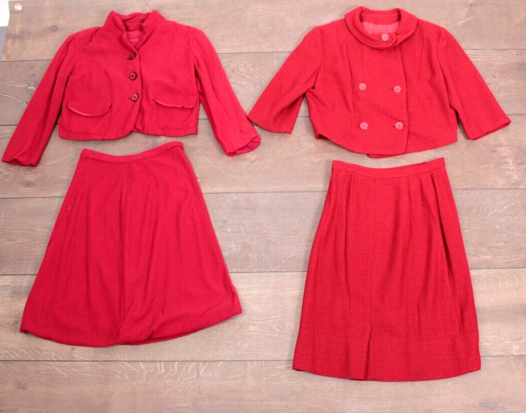 VTG Lot of 18 40s 50s AS IS Suits & Blazers Assorted Sizes & Colors 1940s 1950s