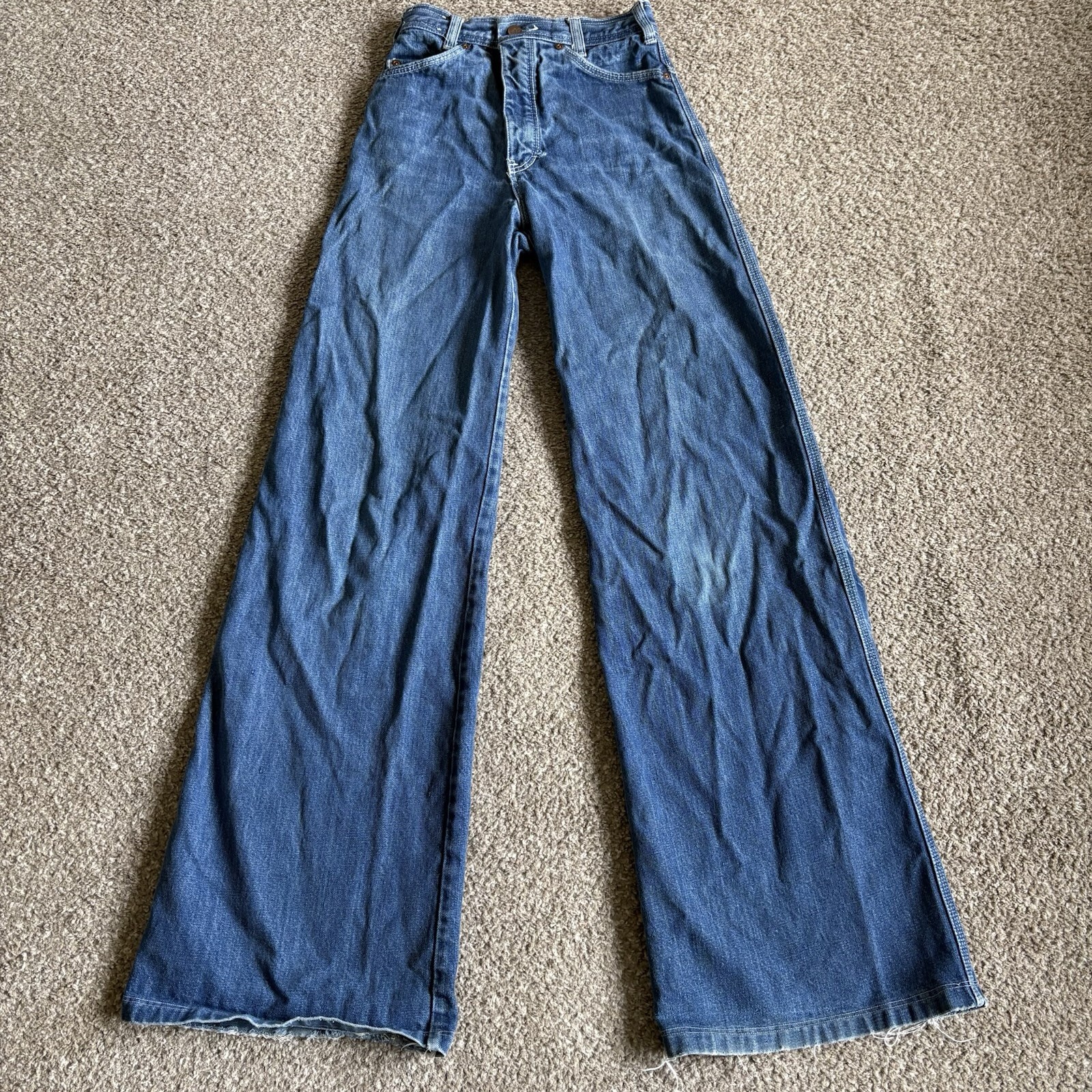 70s San Francisco Riding Gear Flared Buckle Back Jeans Women’s 25×34