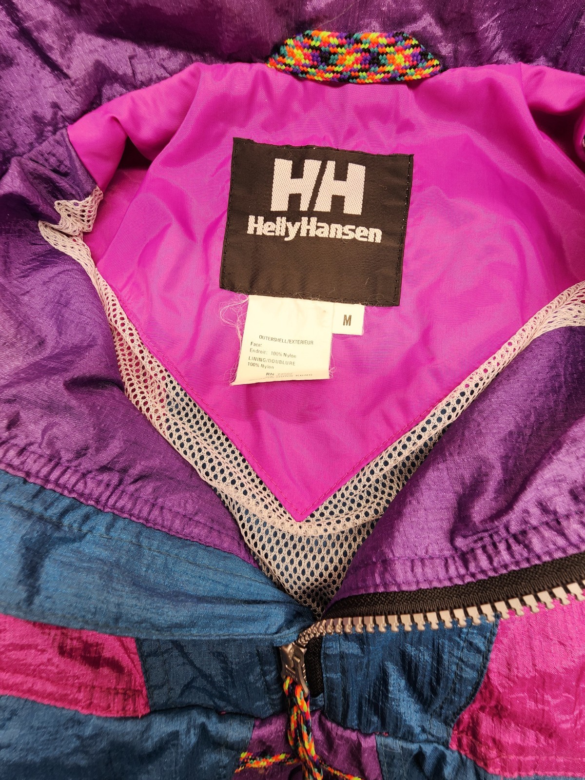 Helly Hansen Womens Pullover Windbreaker Ski Snowboard 90’s Vintage Jacket