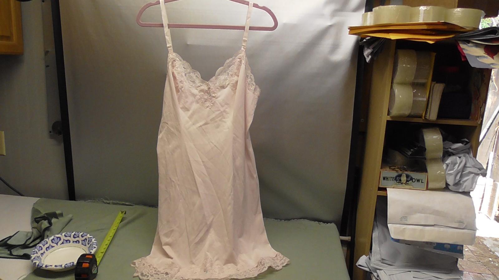 Vintage Pale Pink Size 38 Shadowline Slip