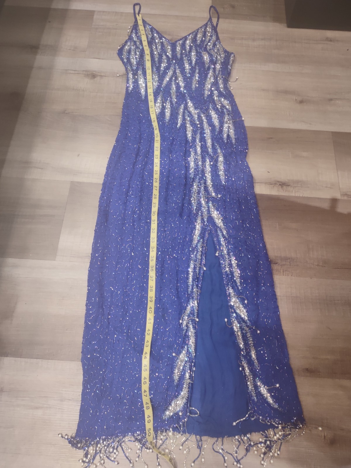 VTG 1980’s 1990’s S & N Fashions Silk Beaded and Sequin cocktail Dress Small