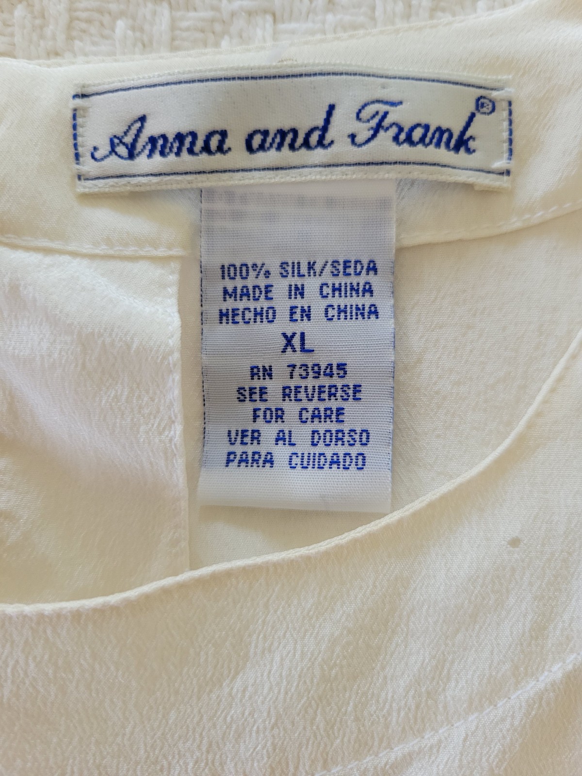 Vtg Royal Silk + others 100% SILK: 1 Dress sz 16, 4 Blouses sz 16,XL one owner
