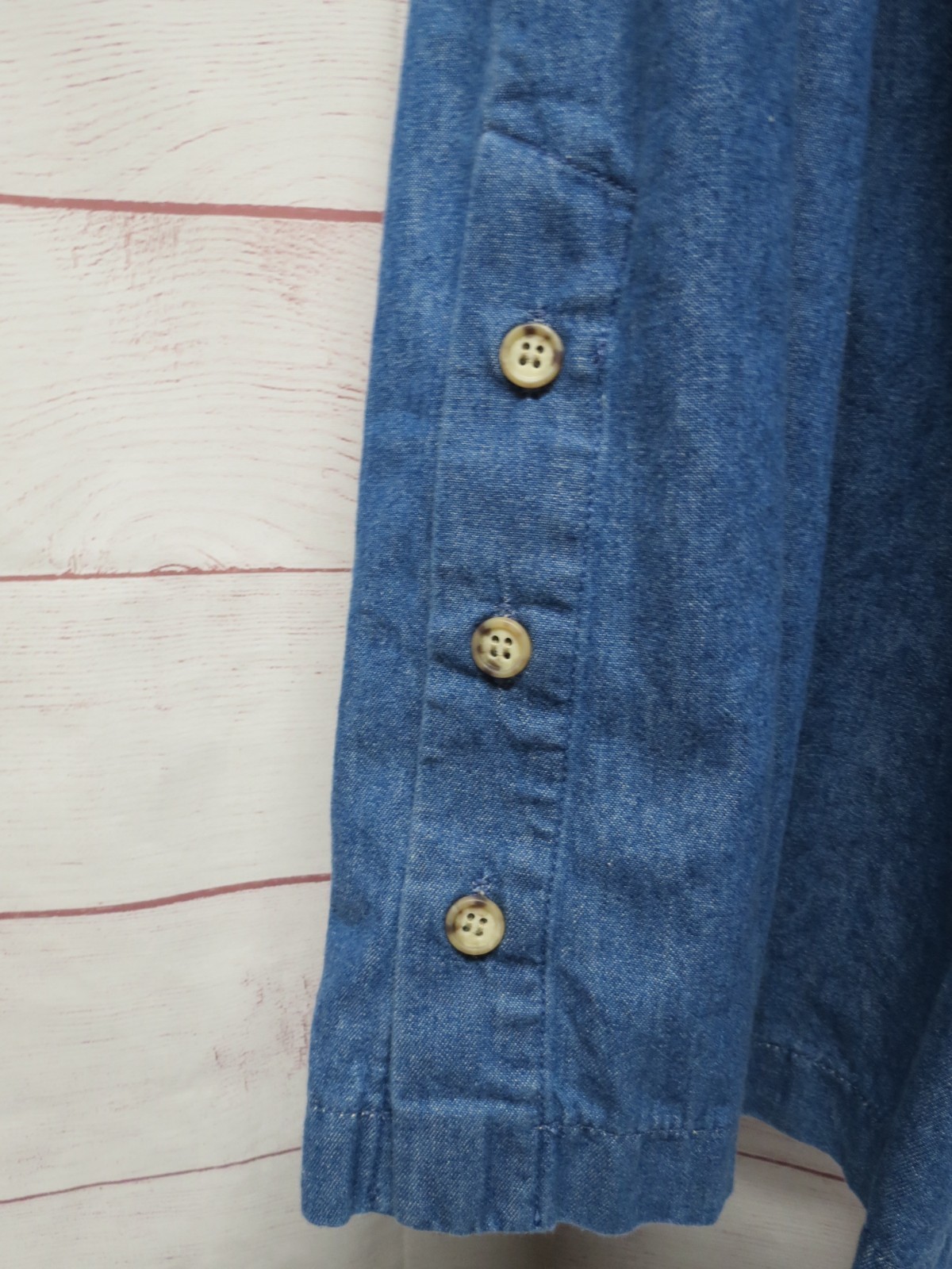 Vintage Gotcha Covered Size 12 Petite Pull On Denim Jean Skirt Elastic Waist