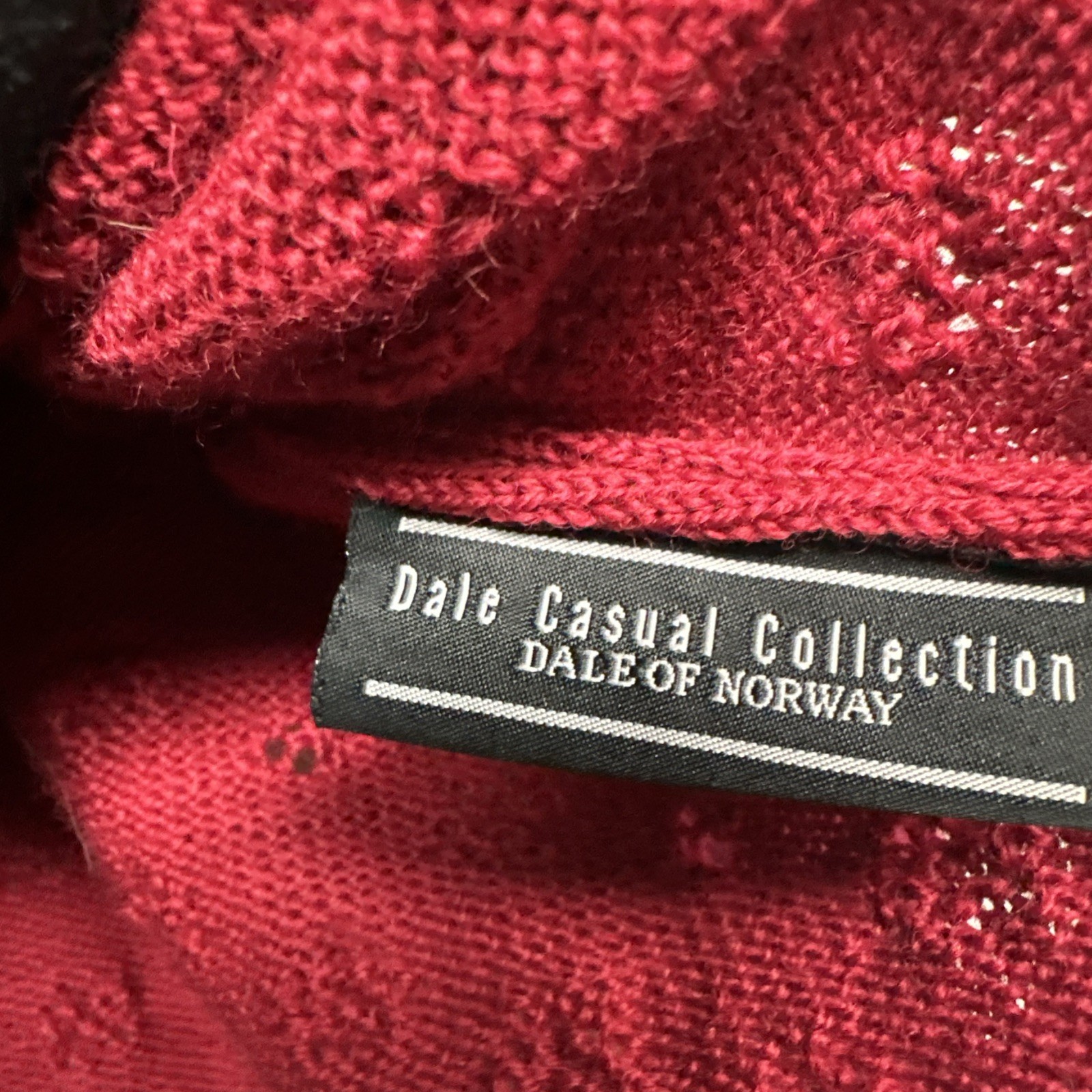 Women’s Dale Norway Red 100% Wool Sweater Ladies Large L Cardigan Dale Casual