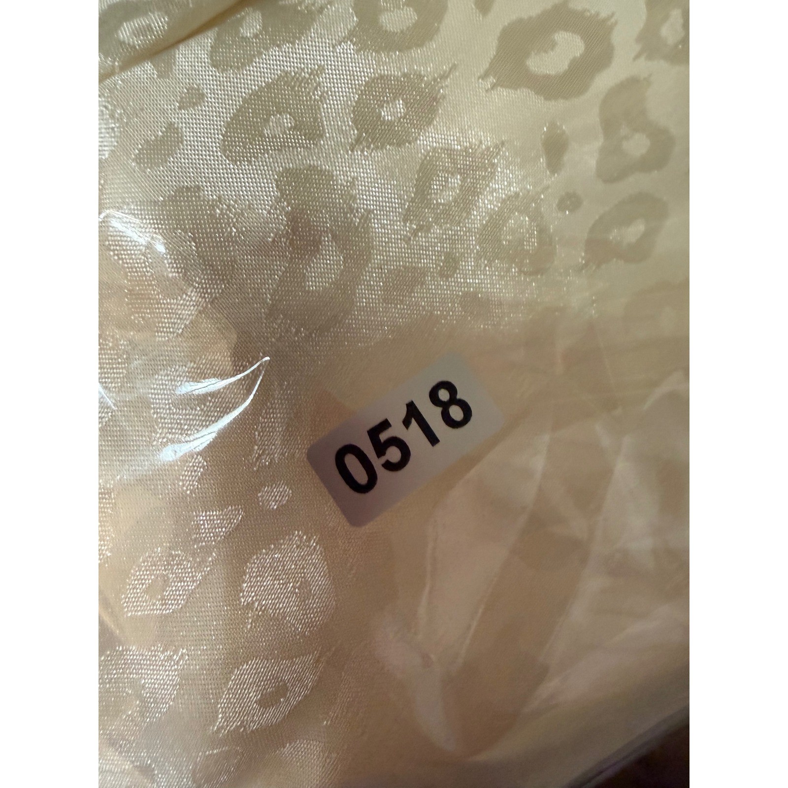 Vintage Y2K Valerie Stevens Satin Jacquard Cami Leopard Button Tank Medium