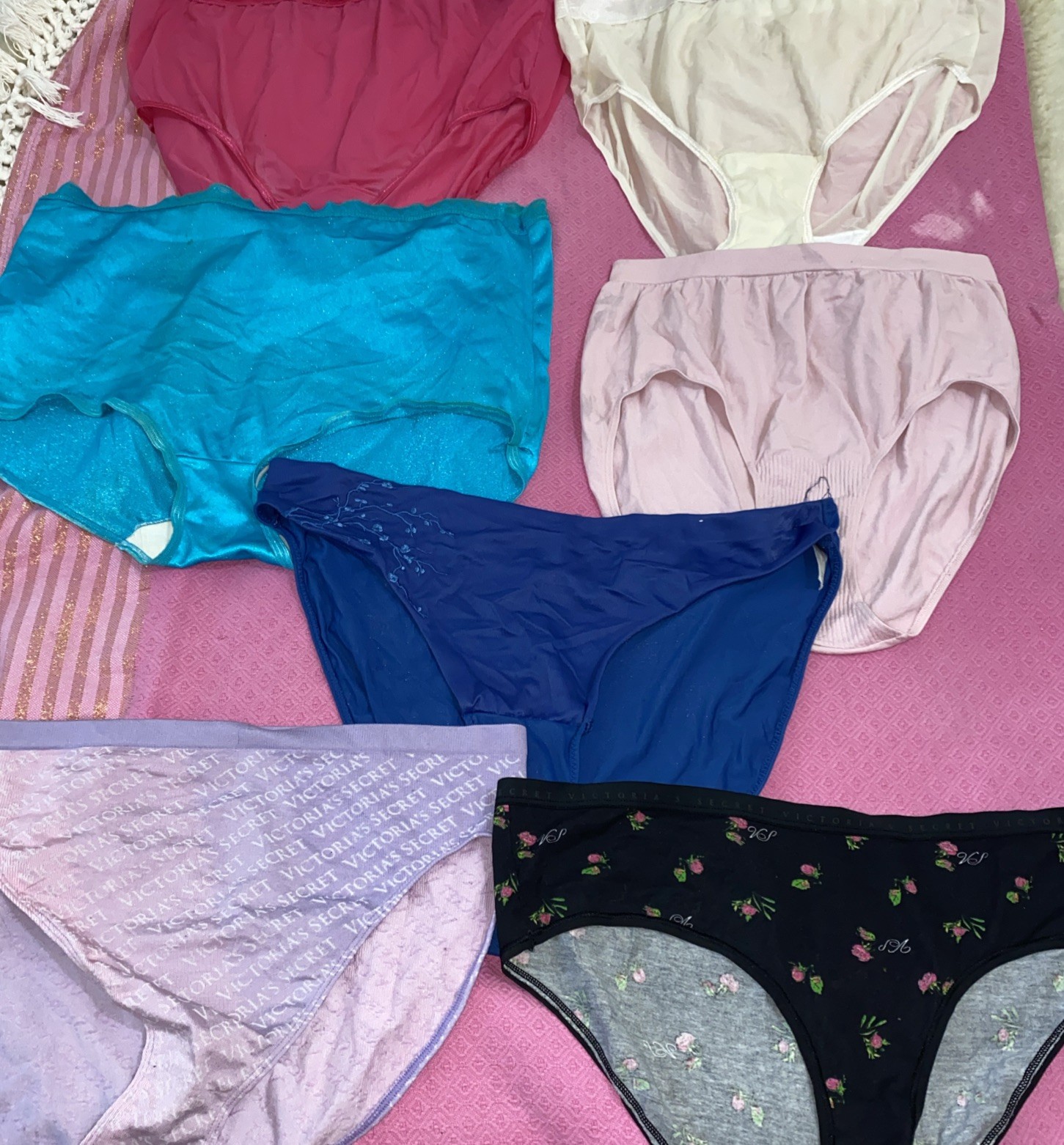 VINTAGE mix lote 7PANTIES#6084