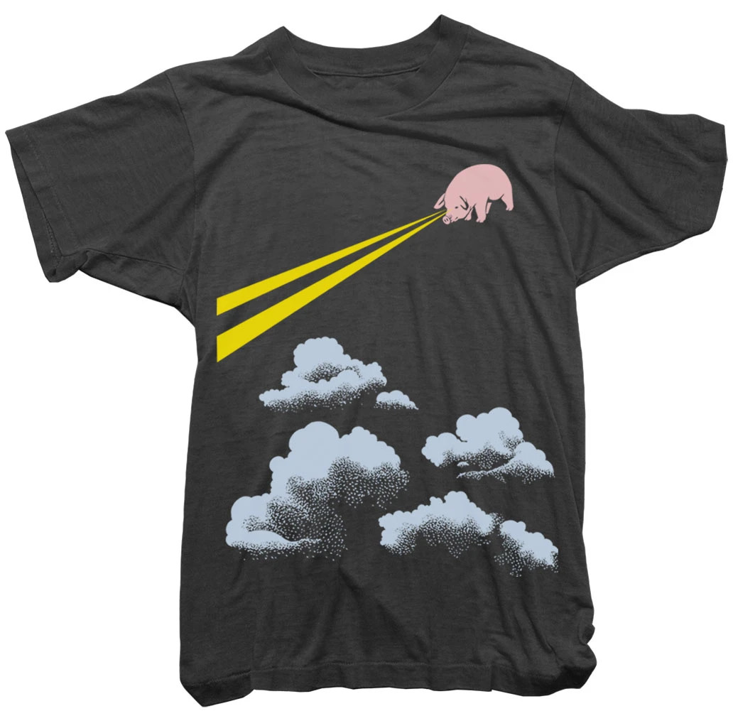 Pink Floyd Womens T-Shirt – Floyd Tour 77 Tee worn by David Gilmour – Officially