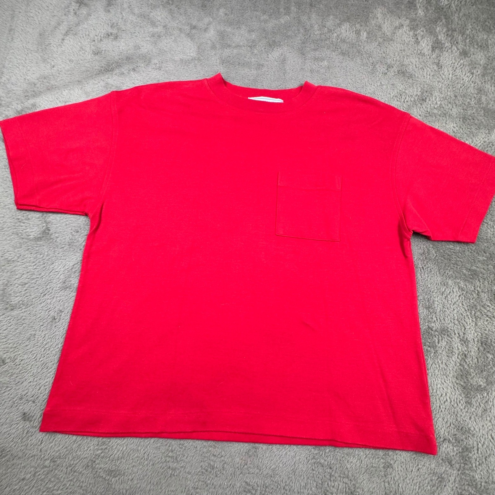 Northern Isles T-Shirt Womens L Red Excellent Vintage 90s Single Stitch Pocket