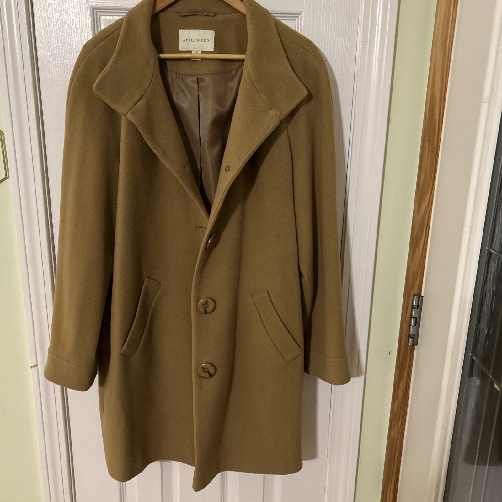 VTG Swing Coat Side Pockets APPLESEED’S Petite Wool/Mohair/Alpaca Size 16