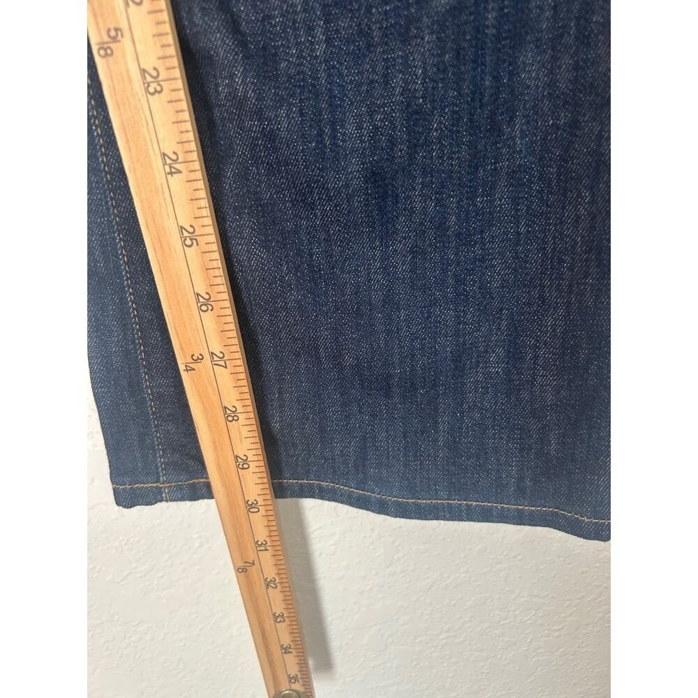 Gap 1969 Sexy Boot Low Rise Jeans Size 26 Medium Wash Whiskering Bootcut Stretch