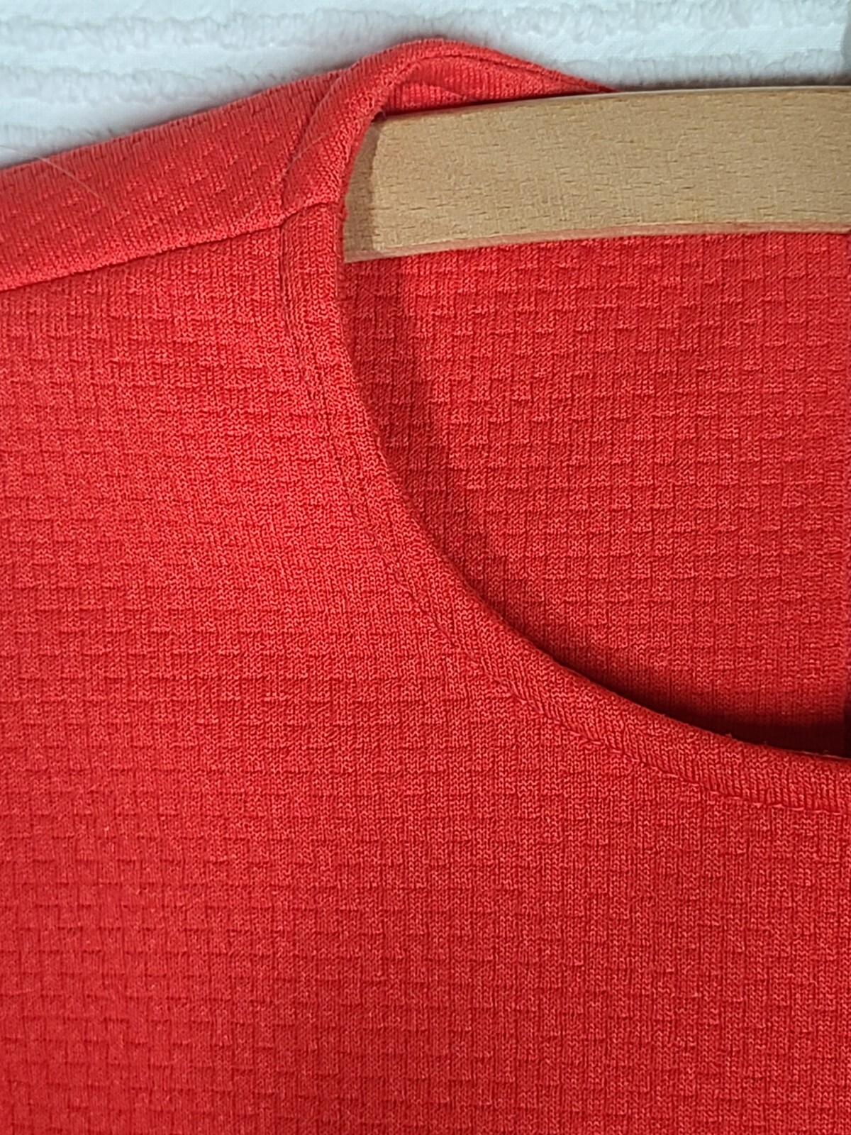 Vtg 70s Scooter Dress Fluoro Orange Princess Seamed Mod Full Skirt M Retro