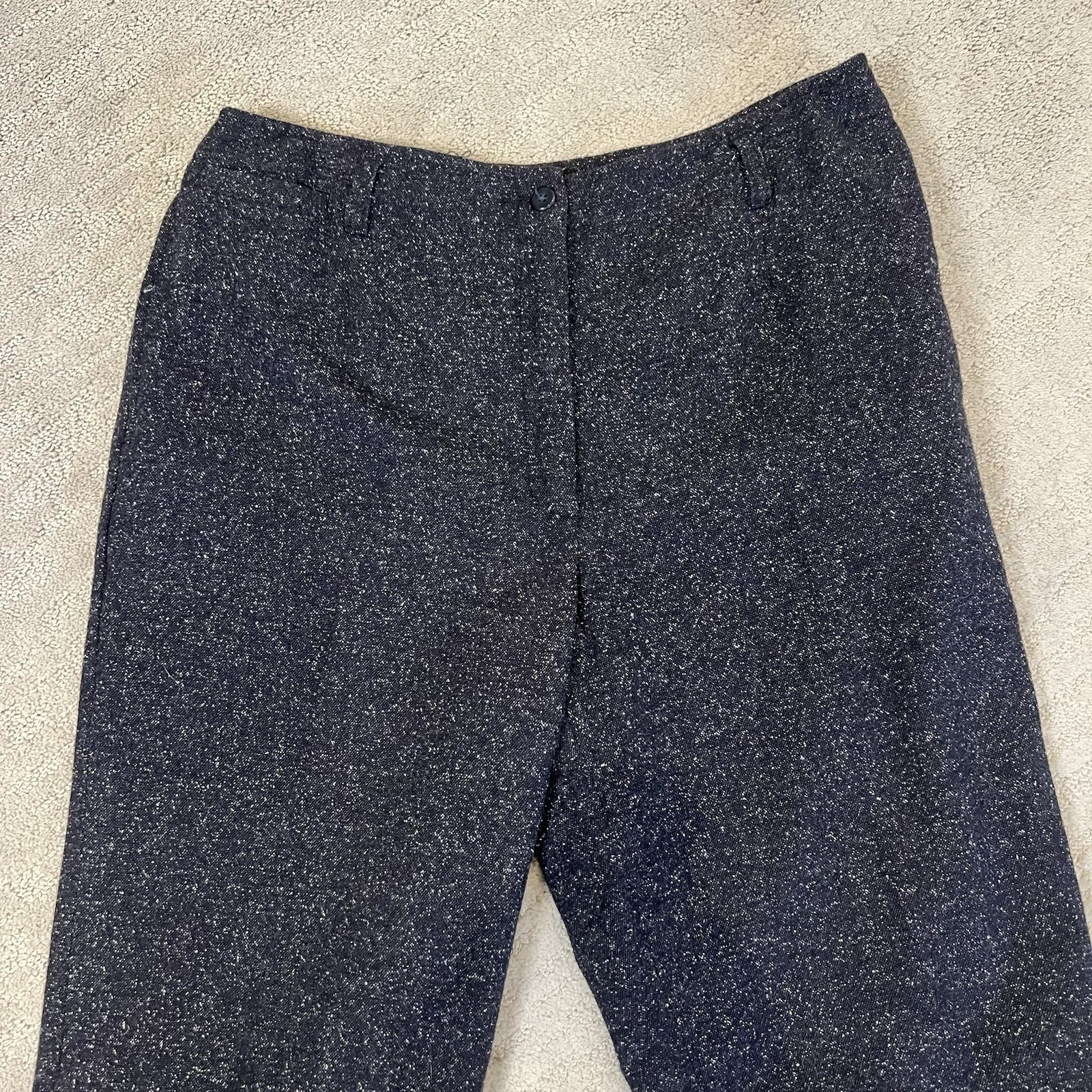Vintage David Brooks Women’s Gray Wool Slacks High Waist Fully Lined Size 12
