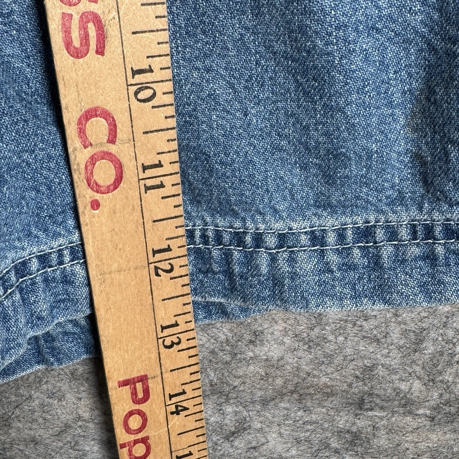 Vintage 90s Womens Canyon River Blues Button Fly Denim Shorts Size 5 26×3