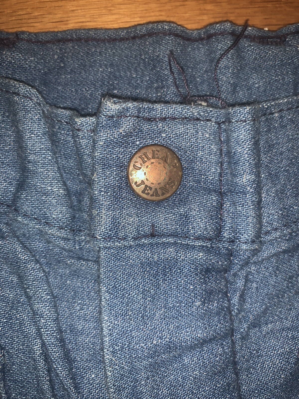 vtg 70s bell bottom Jeans Hippie Cheap Jeans MINT Vintage But New Sz 28