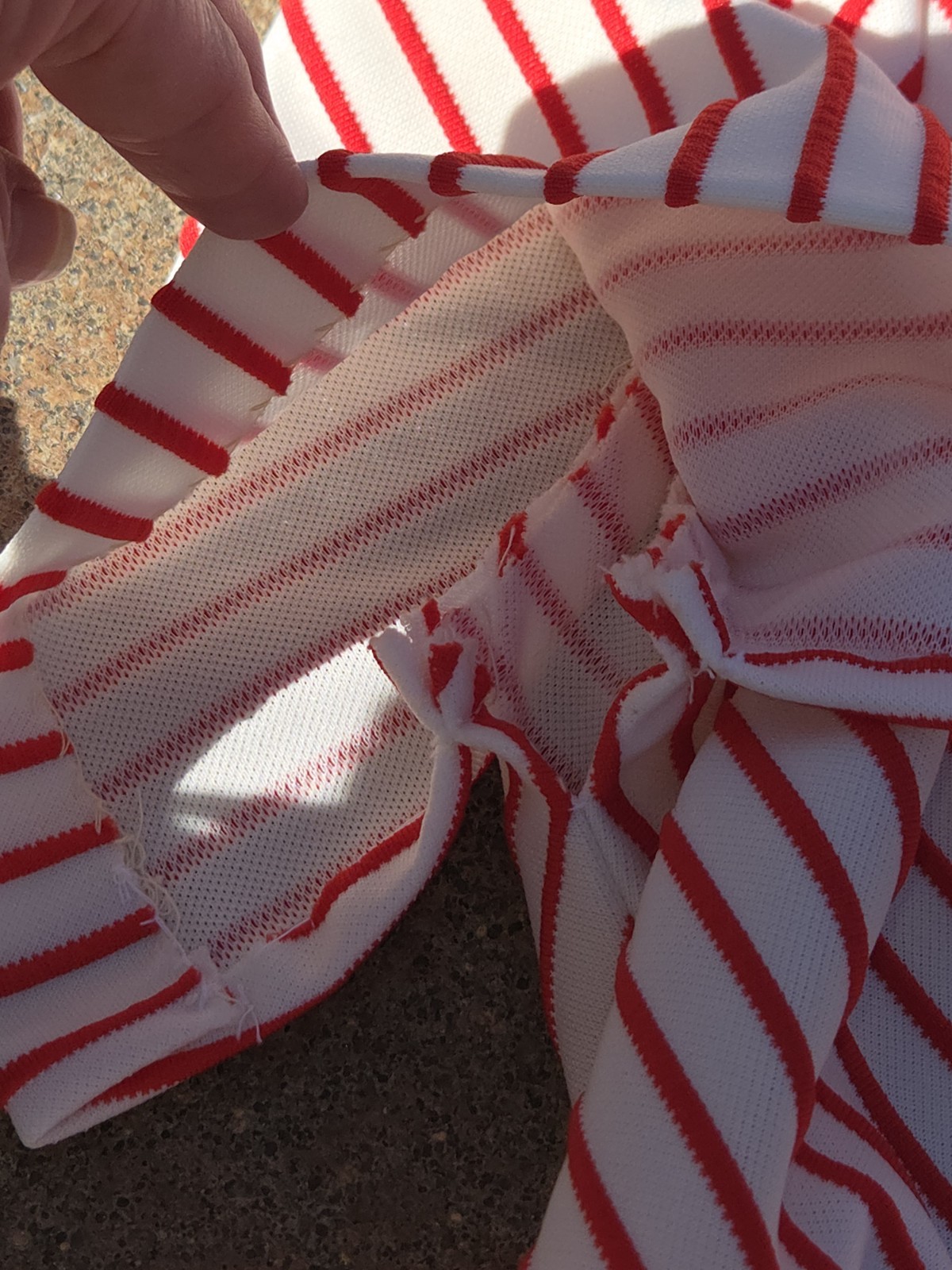 Vtg 60s Mr Jack Dallas White & Red Romantic Classy Pleated A Line Dress W Belt